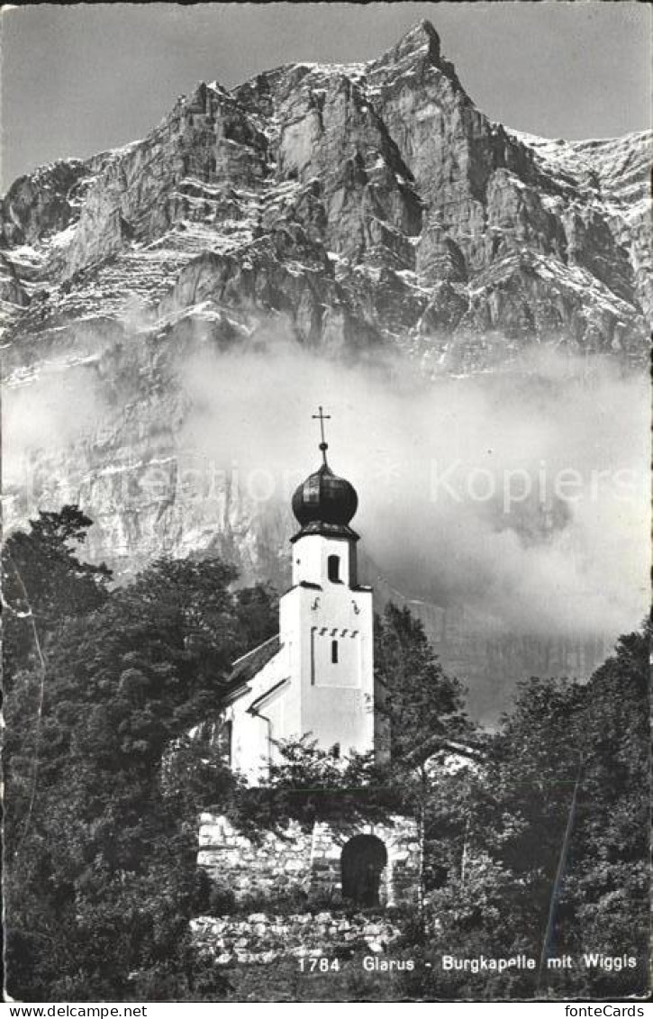 11751425 Glarus GL Burgkapelle Mit Wiggis Glarus - Autres & Non Classés