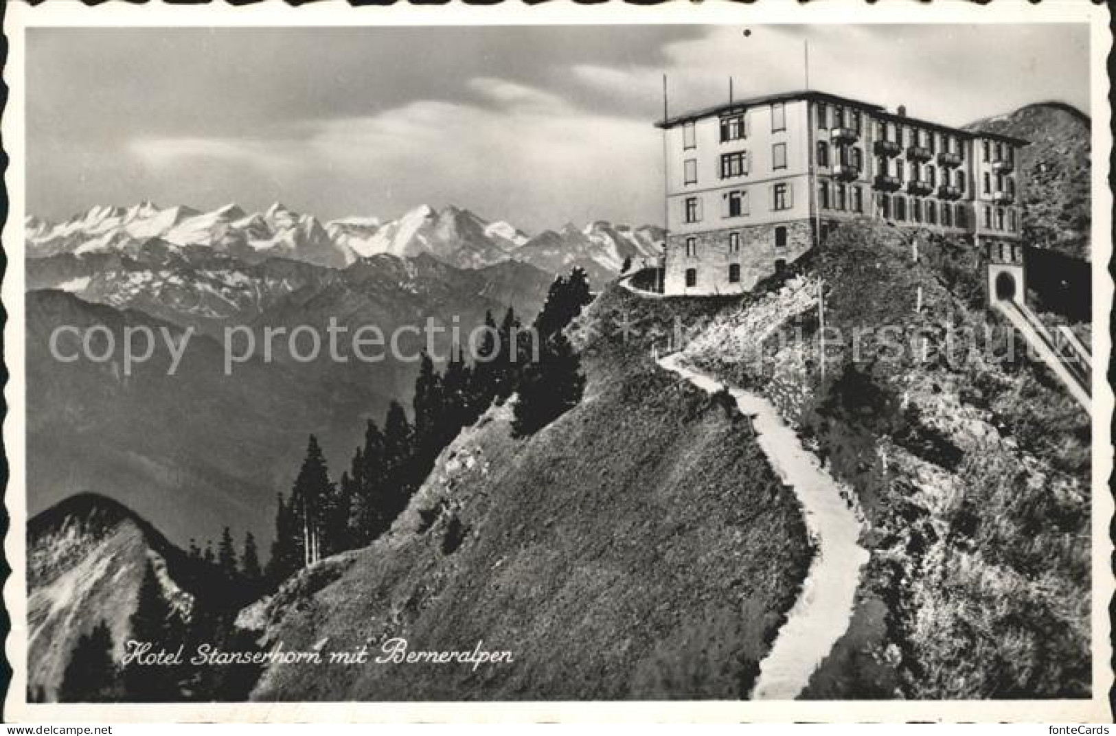 11750125 Stanserhorn Hotel Mit Berner Alpen Stanserhorn - Autres & Non Classés