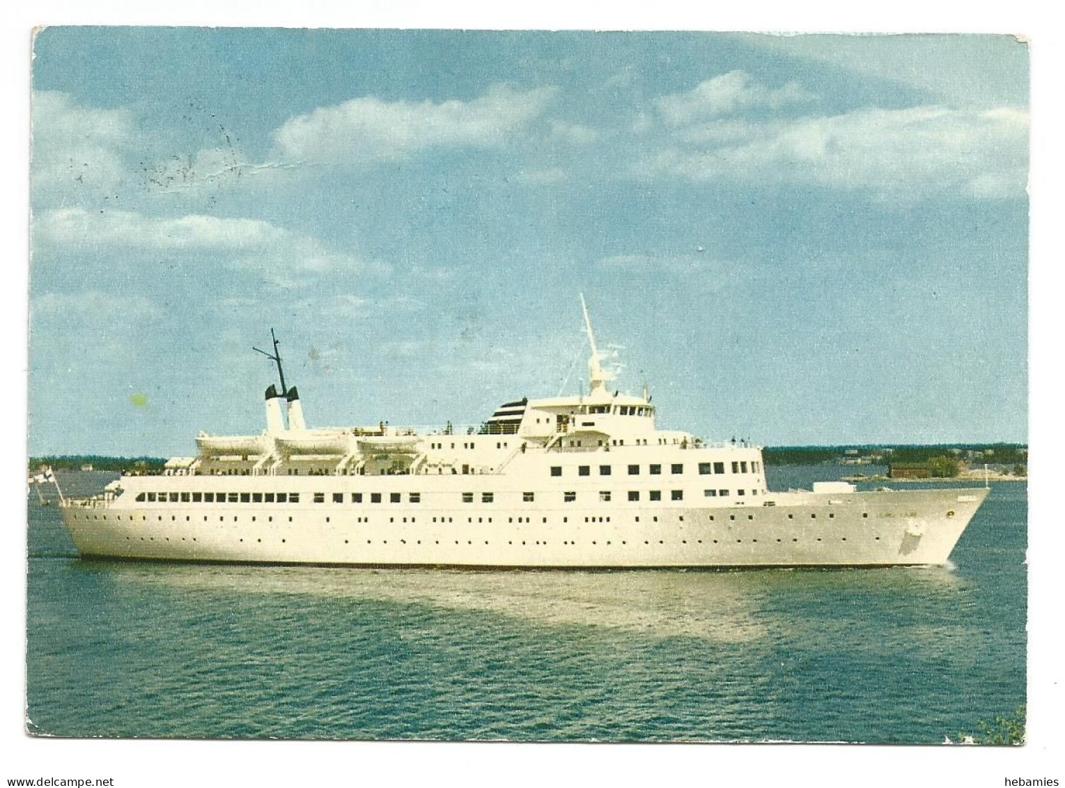 Cruise Liner M/S ILMATAR  - Special Stamped -  FINLAND STEAMSHIP Shipping Company  - - Transbordadores