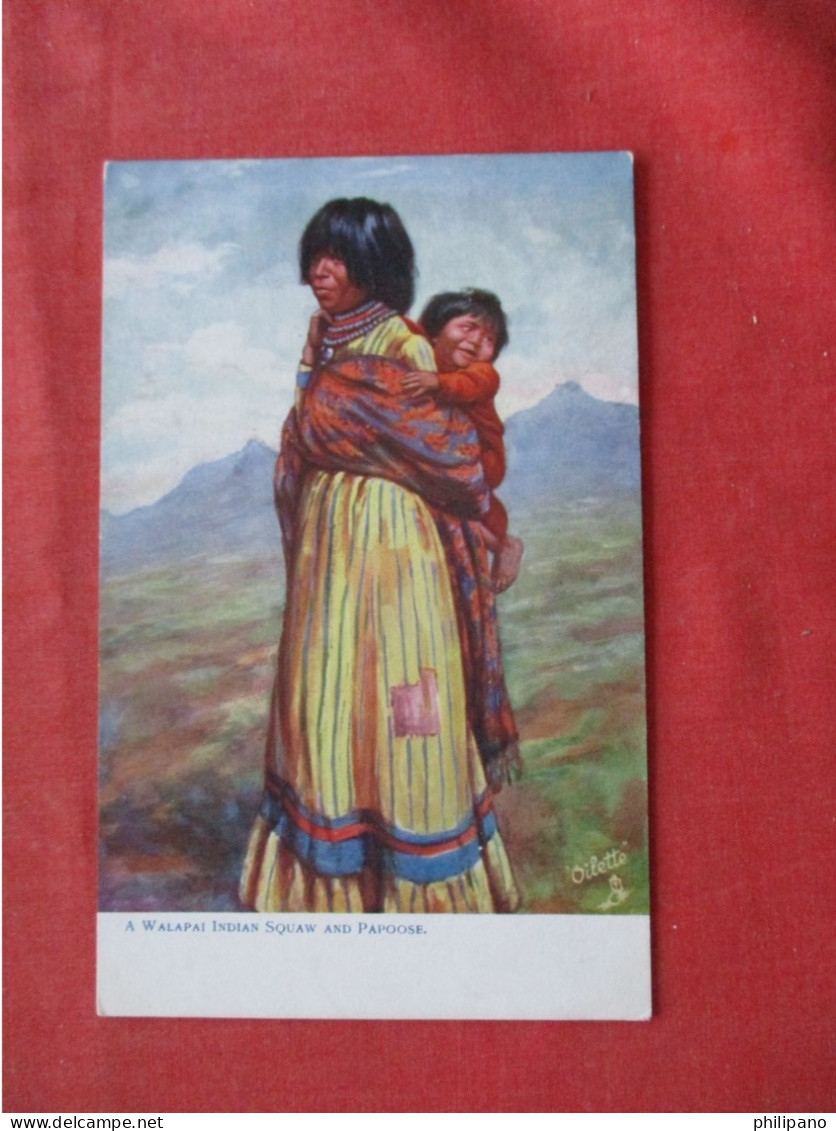 Tuck Series Walapai Indian Squaw.    Ref 6401 - Indiens D'Amérique Du Nord