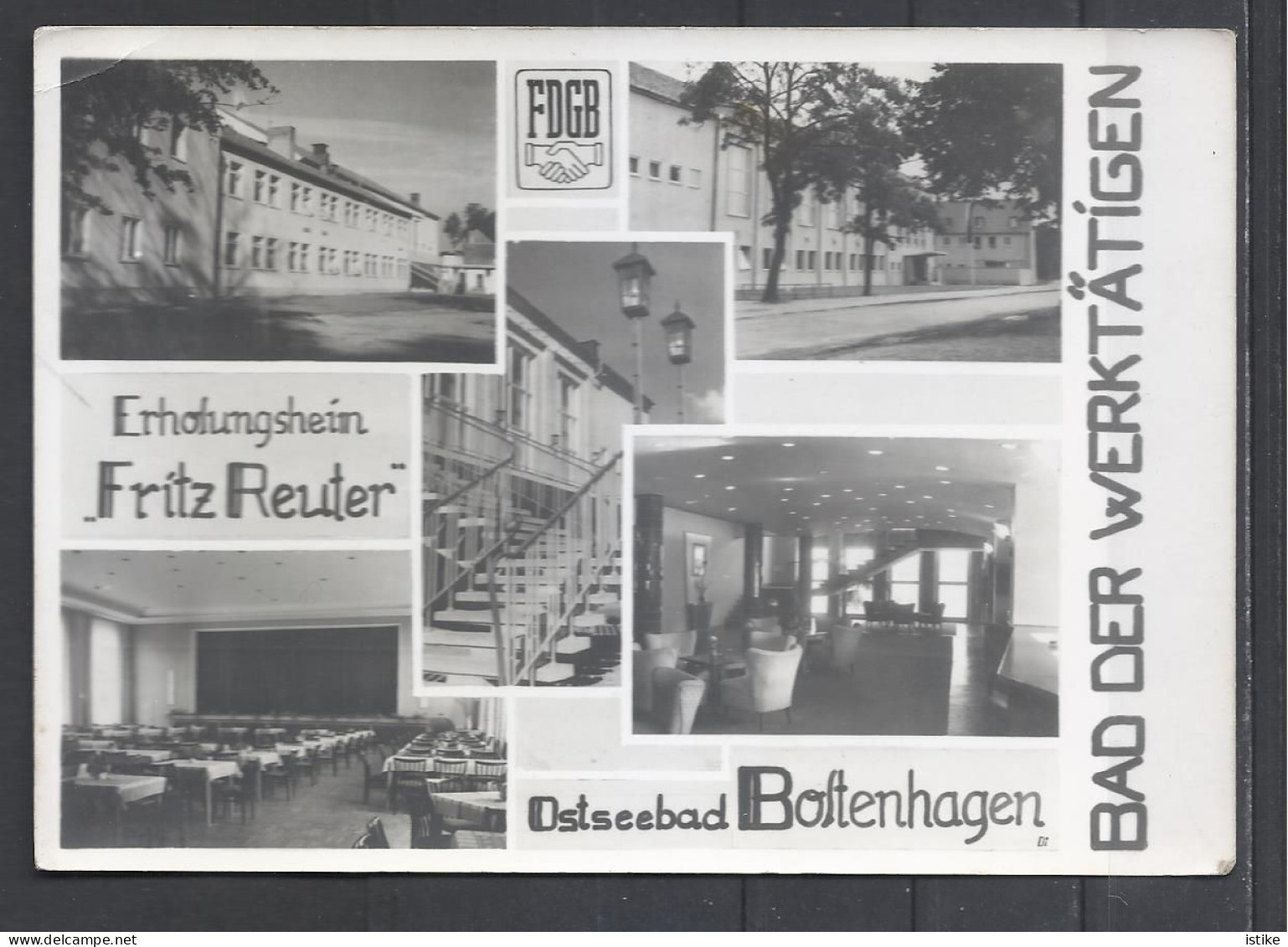 Germany, Boltennagen, Erholungsheim "Frtz Reuter" Resthouse, Sp, Hand Cancellation, 1963. - Boltenhagen