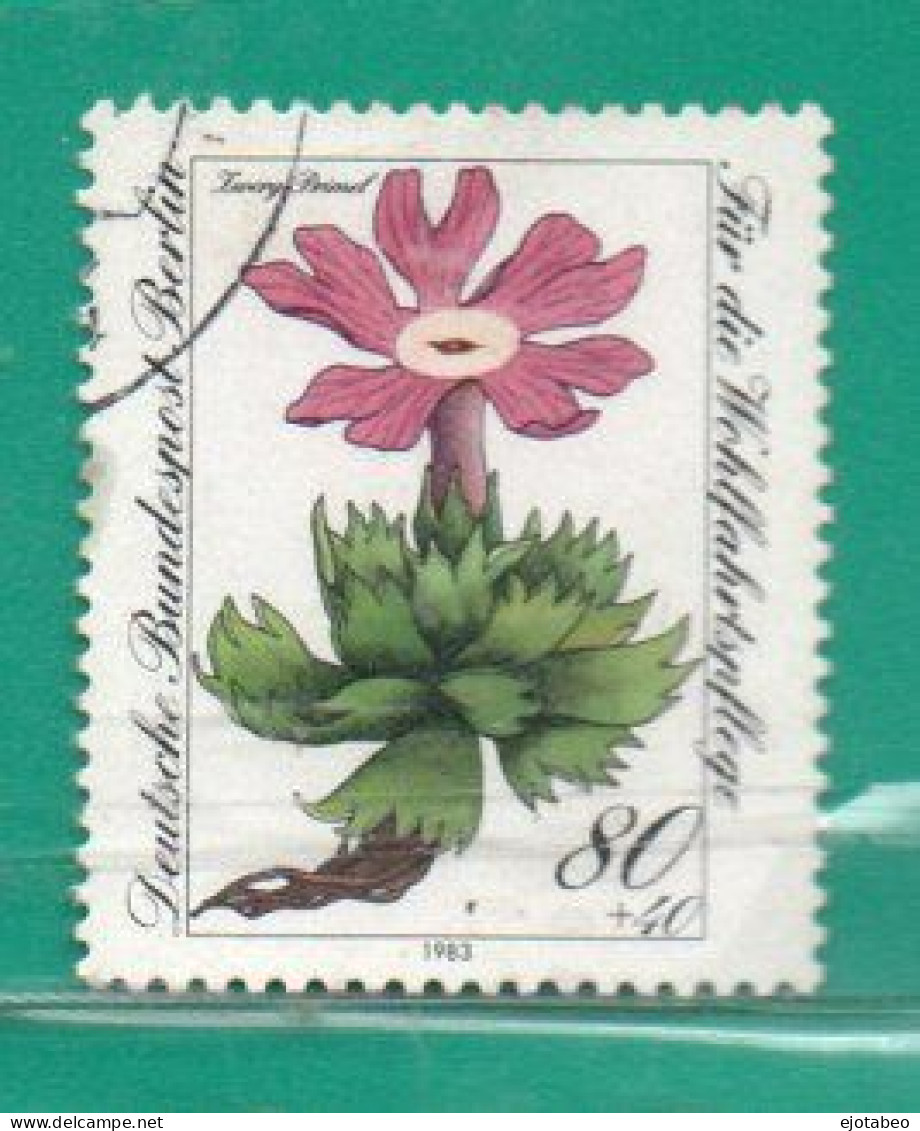 72 Alemania Berlin Occidental 1983 YT 666 Ss  Usado,Used,Usato TT:Flores- Yvert Euros 3.00 - Used Stamps