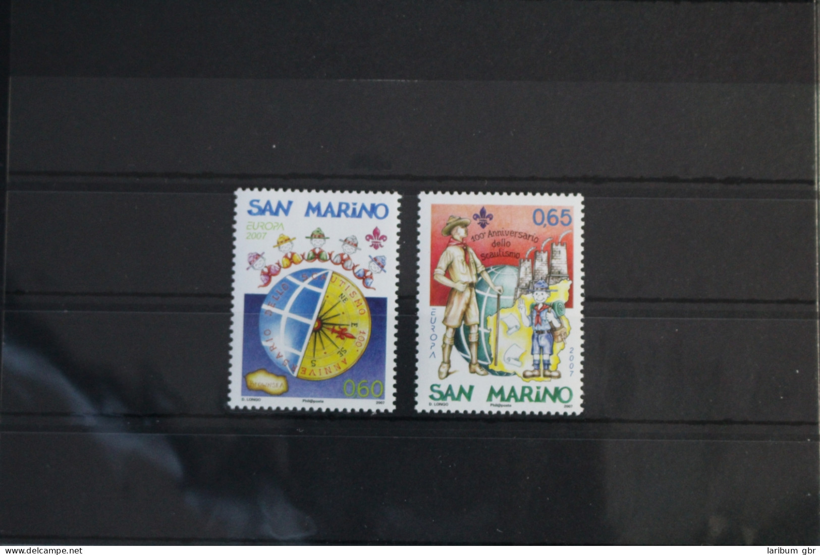 San Marino 2299-2300 Postfrisch Europa Pfadfinder #VQ807 - Sonstige & Ohne Zuordnung