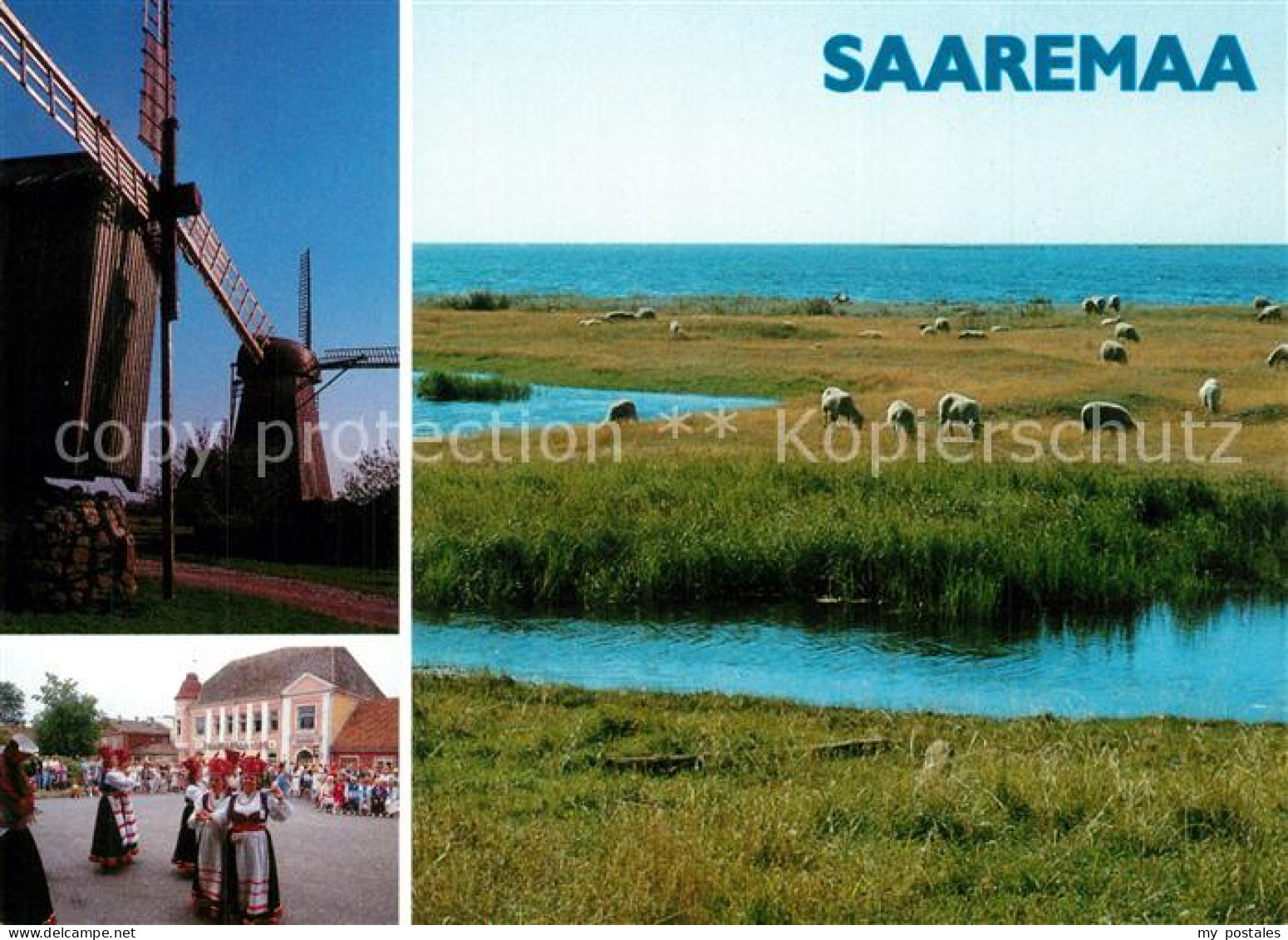 73360512 Kuressaare Saaremaa Windmuehlen Trachtenfest Kuressaare - Estonie