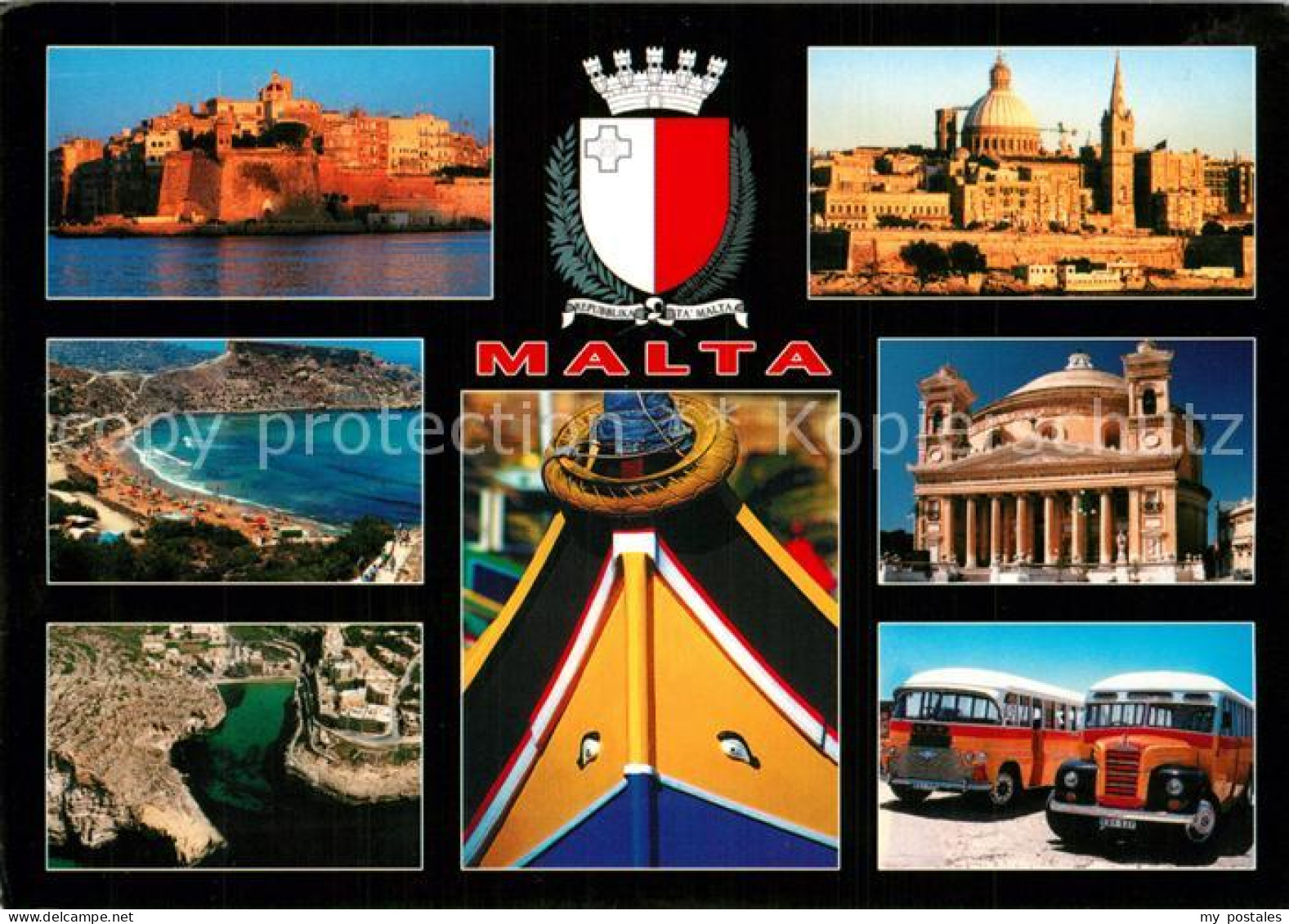 73360372 Malta Senglea Point Ghain Tuffena Fischerboot Valetta Dom Busse Malta - Malta