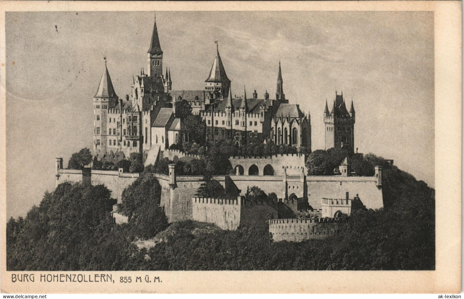 Ansichtskarte Hechingen Burg Hohenzollern 1942 - Hechingen