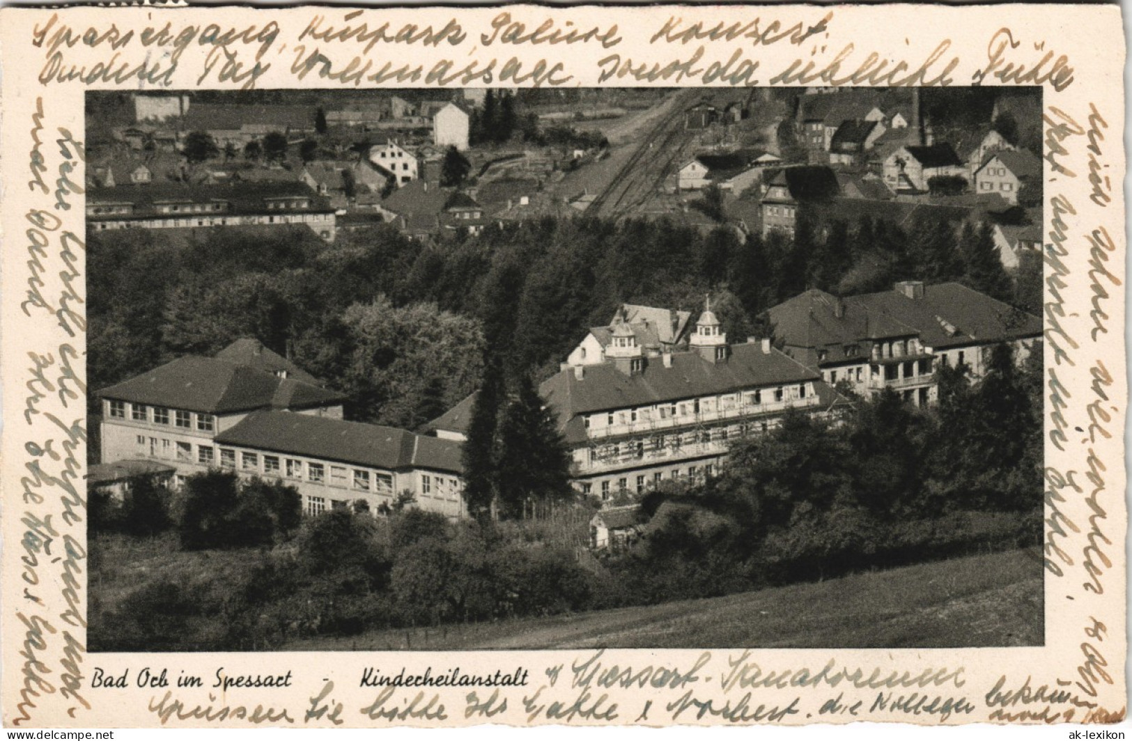 Ansichtskarte Bad Orb Kinderheilanstalt Und Spessartsanatorium 1954 - Bad Orb