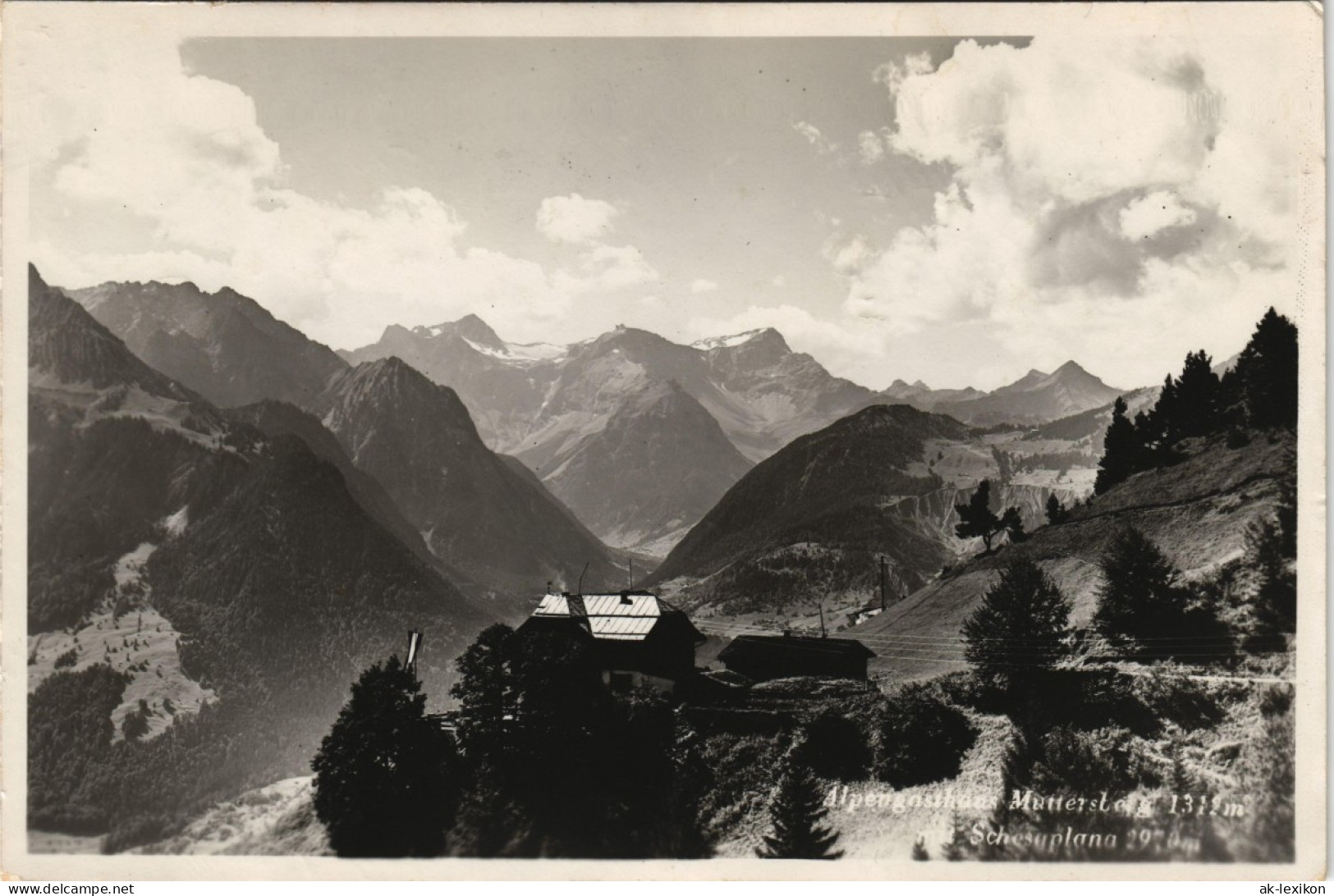 Ansichtskarte  Alpengasthaus Muttersteig - Fotokarte 1953 - Unclassified