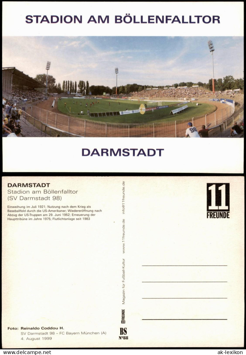 Darmstadt STADION AM BÖLLENFALLTOR Stadion Football Stadium 1999 - Darmstadt