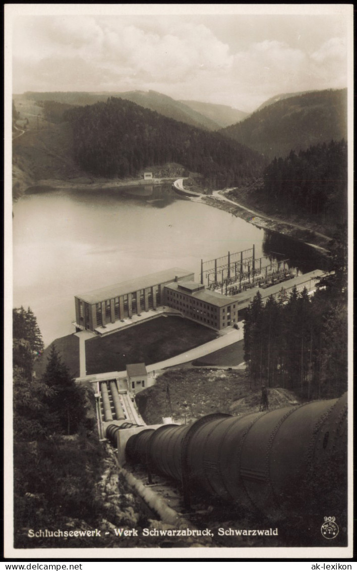 Ansichtskarte Schluchsee Werk Schwarzabruck, Schwarzwald 1931 - Schluchsee