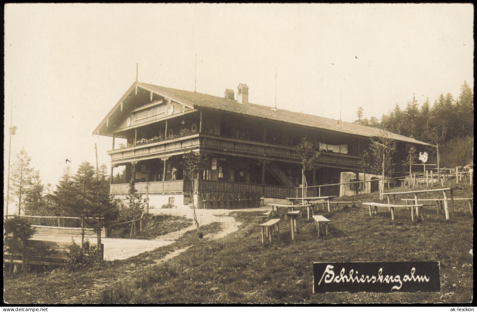 Foto Schliersee Schlierbergalm Haus 1922 Privatfoto - Schliersee