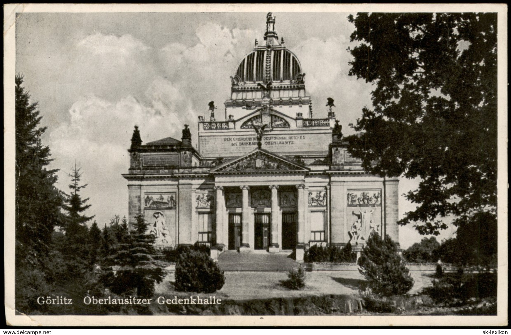Görlitz Zgorzelec Oberlausitzer Gedenkhalle/Ruhmeshalle/Miejski Dom Kultury 1941 - Schlesien