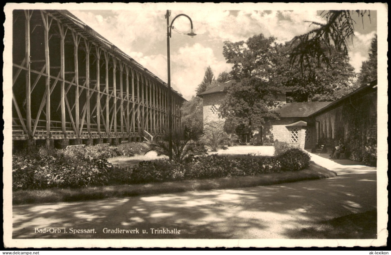 Ansichtskarte Bad Orb Gradierwerk Mit Trinkhalle 1937 - Bad Orb