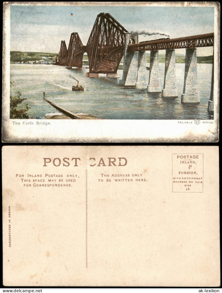 Ansichtskarte  The Forth Bridge (USA); Brücke In Amerika 1910 - Unclassified