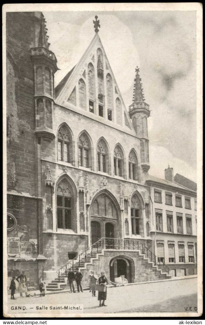 Gent Ghent (Gand) GAND Salle Saint-Michel 1915   (Feldpoststempel) - Sonstige & Ohne Zuordnung