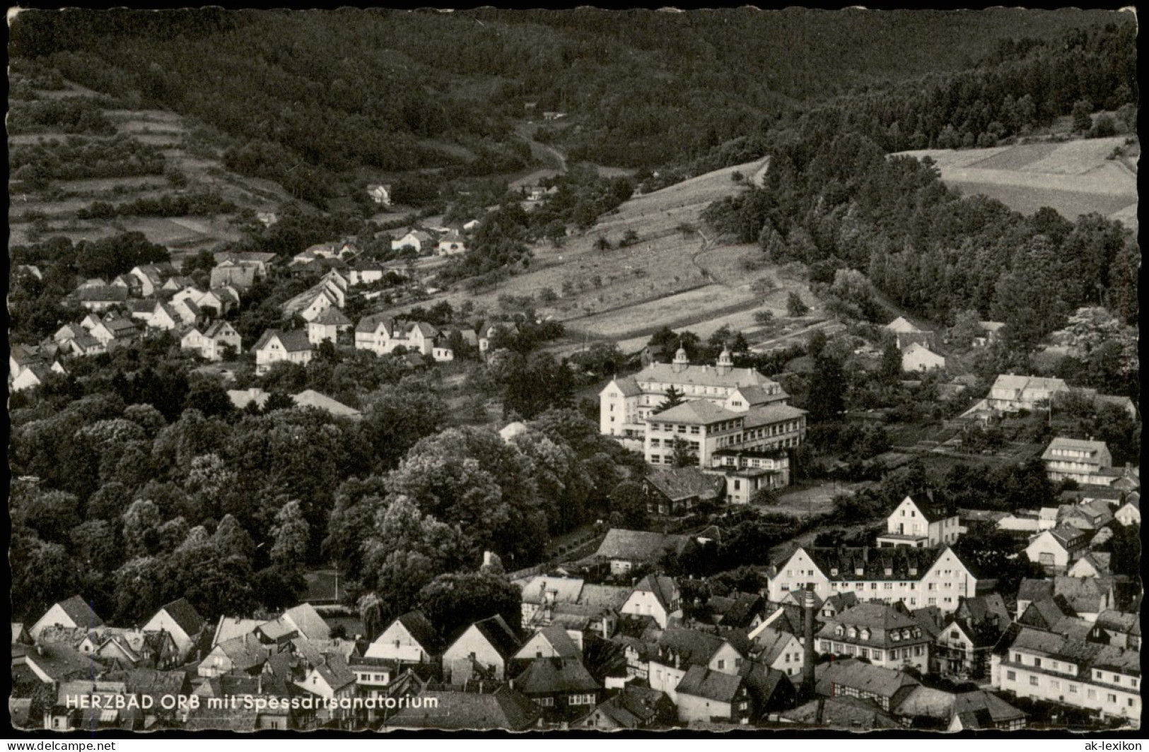 Ansichtskarte Bad Orb Orts-Panorama Mit Spessart-Sanatorium 1960 - Bad Orb