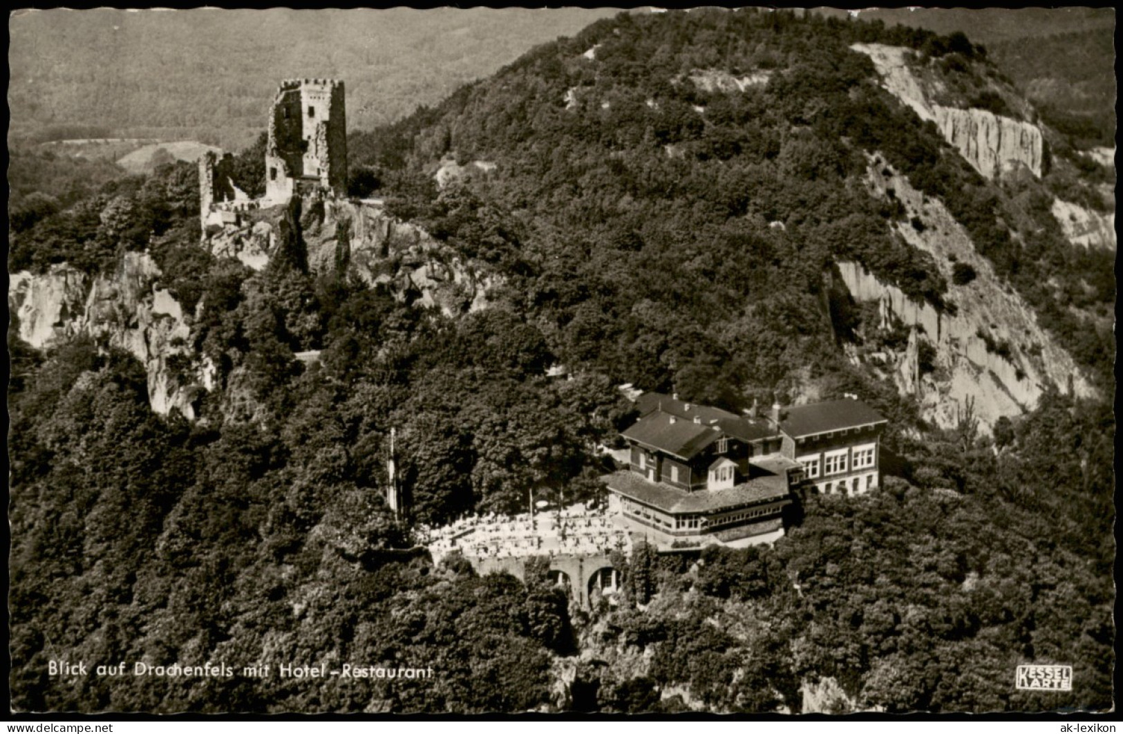 Bad Godesberg-Bonn Blick Auf Drachenfels Mit Hotel Restaurant 1965 - Bonn