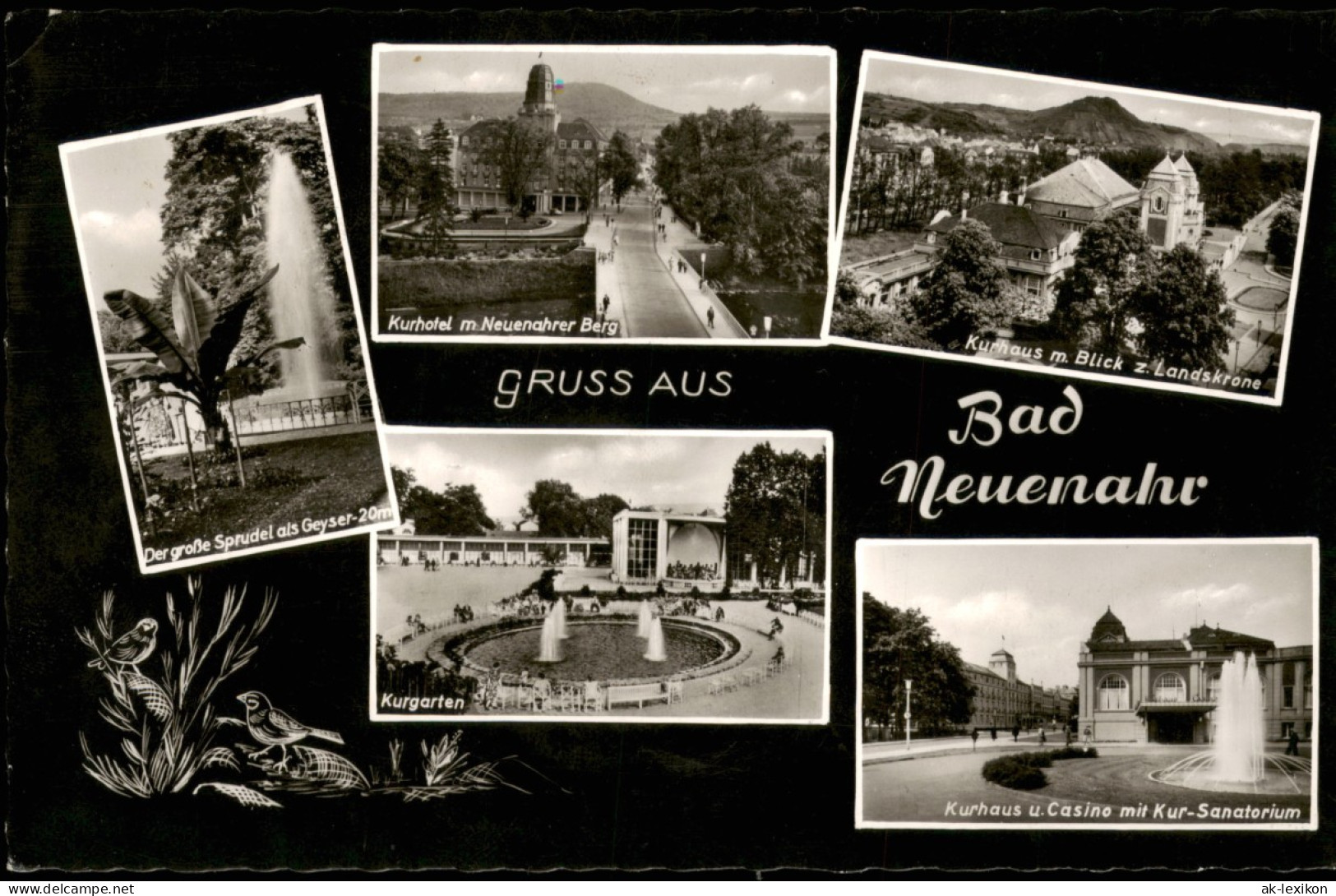 Bad Neuenahr-Bad Neuenahr-Ahrweiler Mehrbild-AK Mit  Casino, Kurgarten 1964 - Bad Neuenahr-Ahrweiler