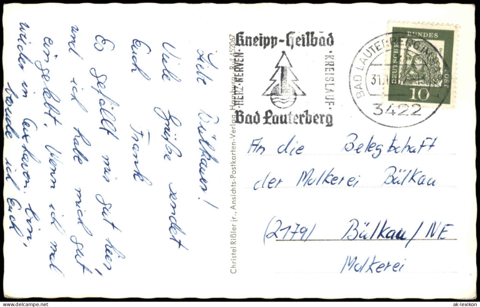 Bad Lauterberg Im Harz Mehrbildkarte Mit 4 Orts-Umgebungsansichten 1960 - Bad Lauterberg