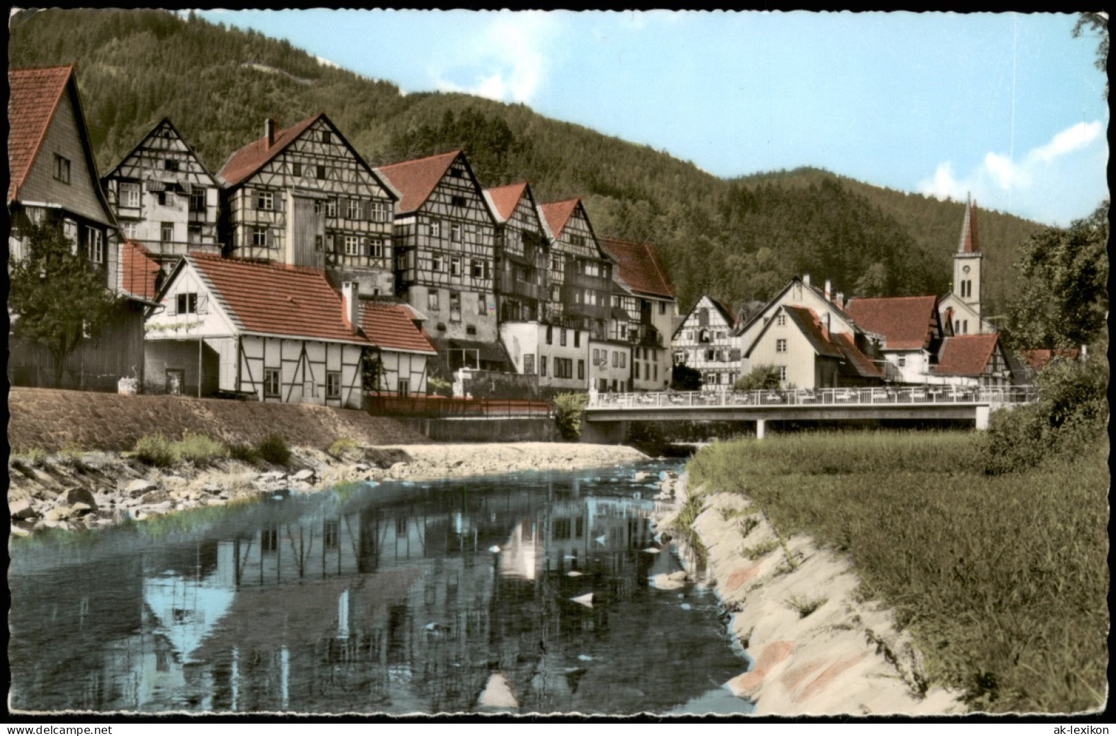 Ansichtskarte Schiltach Ortsansicht; Ort Im Schwarzwald 1960 - Schiltach