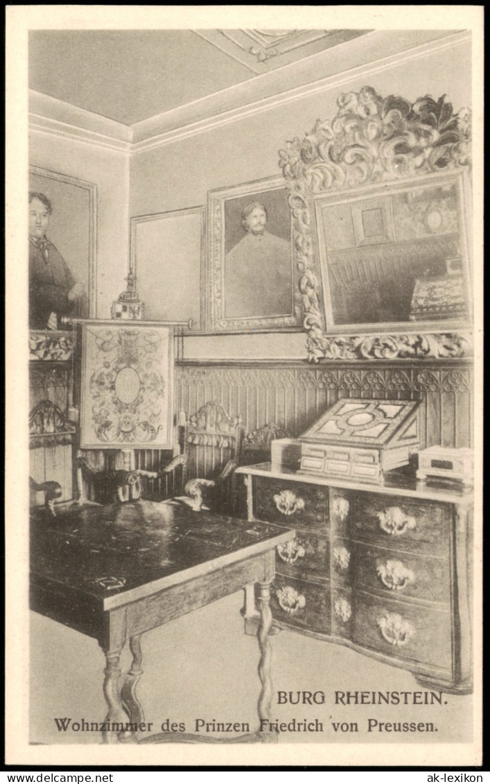 Bingen Am Rhein Wohnzimmer Des Prinzen Friedrich Von Pr  1912 - Bingen