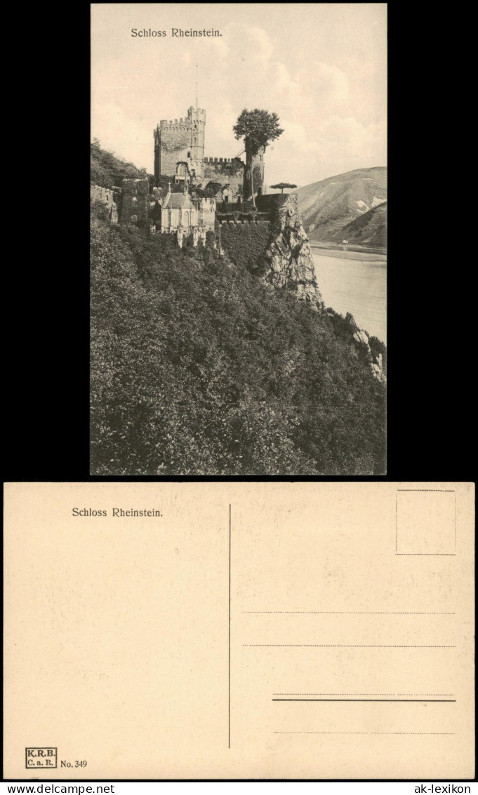 Ansichtskarte Bingen Am Rhein Schloss Rheinstein 1912 - Bingen