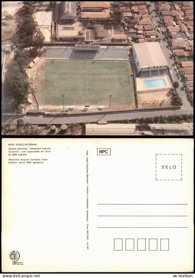 Fußball Stadion MOGI GUAÇU BRASIL Estádio Municipal Alexandre Augusto 1970 - Fussball
