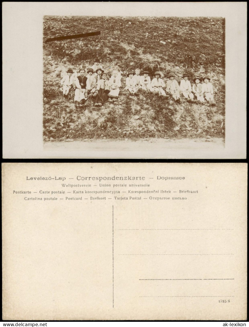 Ansichtskarte  Menschen Soziales Leben Gruppenfoto Mit Kindern 1910 - Ohne Zuordnung