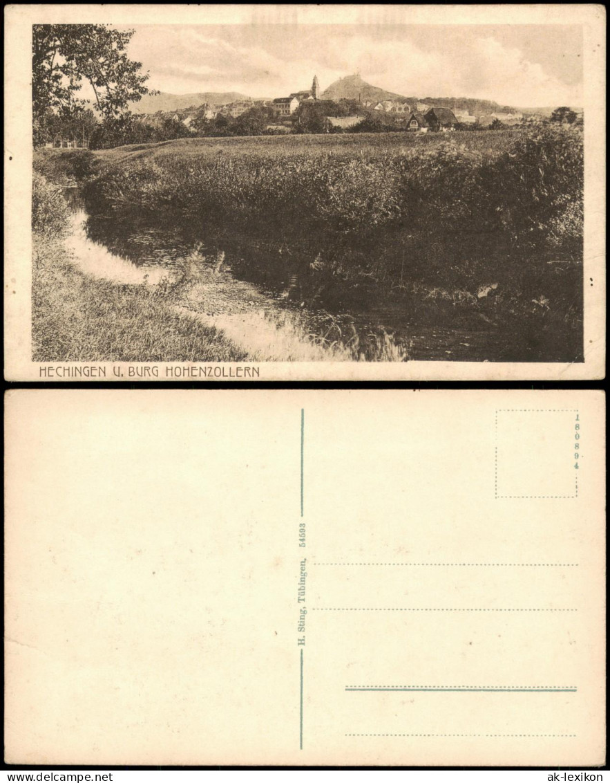 Ansichtskarte Hechingen Blick Zur Burg Hohenzollern 1920 - Hechingen