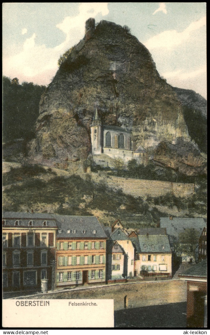 Oberstein-Idar-Oberstein Häuser Partie A. Der Felsenkirche 1900 - Idar Oberstein