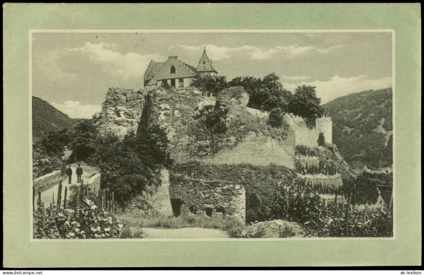 Bad Münster Am Stein-Ebernburg Blick Auf Die Ebernburg (Castle) 1912 - Bad Muenster A. Stein - Ebernburg