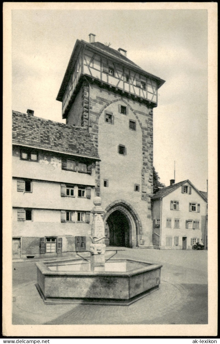 Ansichtskarte Reutlingen Gartentor 1952 - Reutlingen