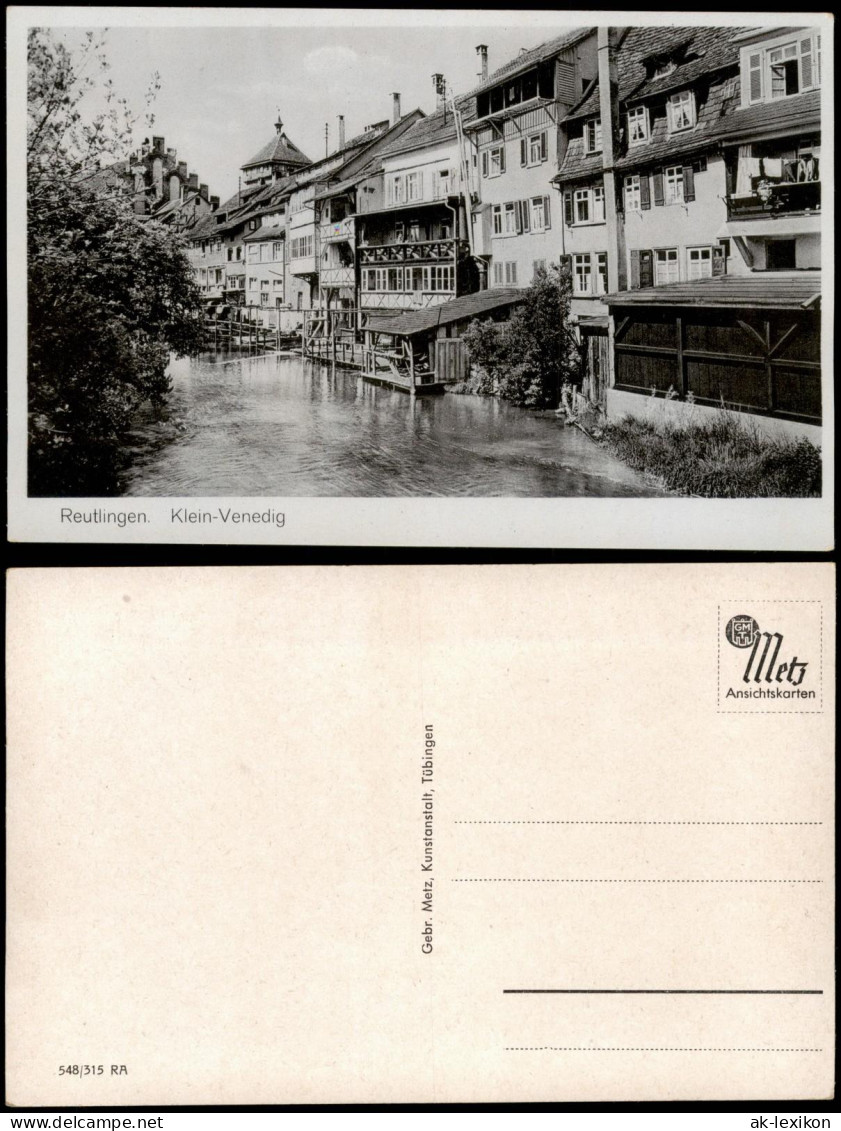 Ansichtskarte Reutlingen Klein-Venedig 1940 - Reutlingen