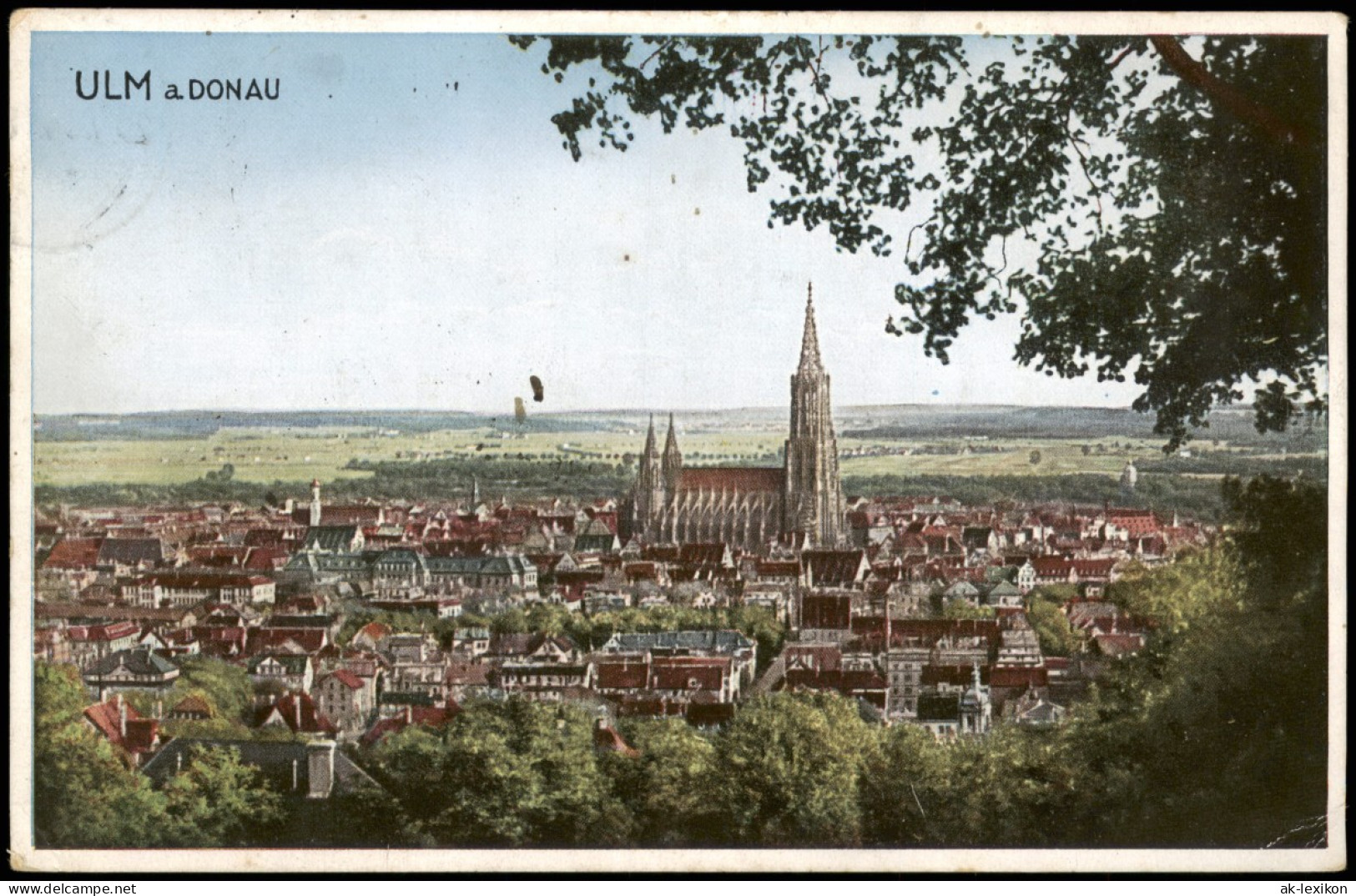 Ansichtskarte Ulm A. D. Donau Blick über Die Stadt 1934 - Ulm