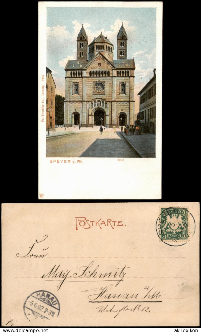 Ansichtskarte Speyer Kaiserdom - Eingang 1902 - Speyer