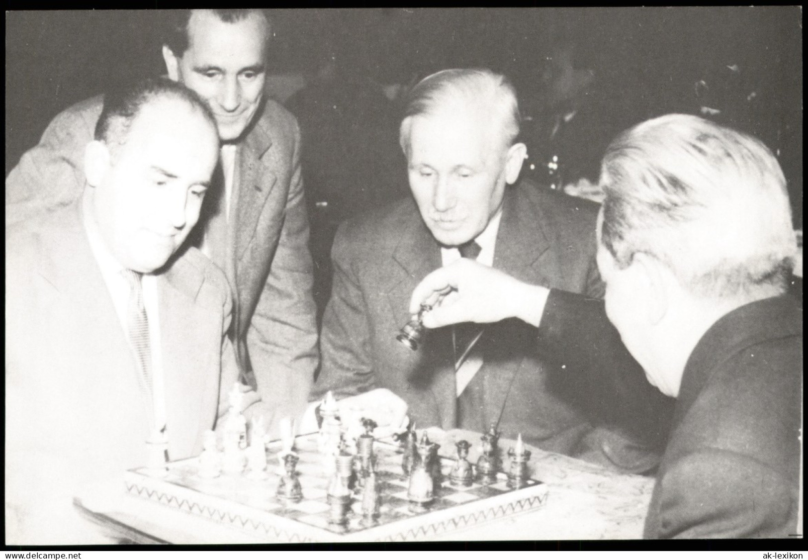 Schach (Chess) Motivkarte Schachspieler Magyar Hírlap Kupa 1989 - Contemporánea (desde 1950)
