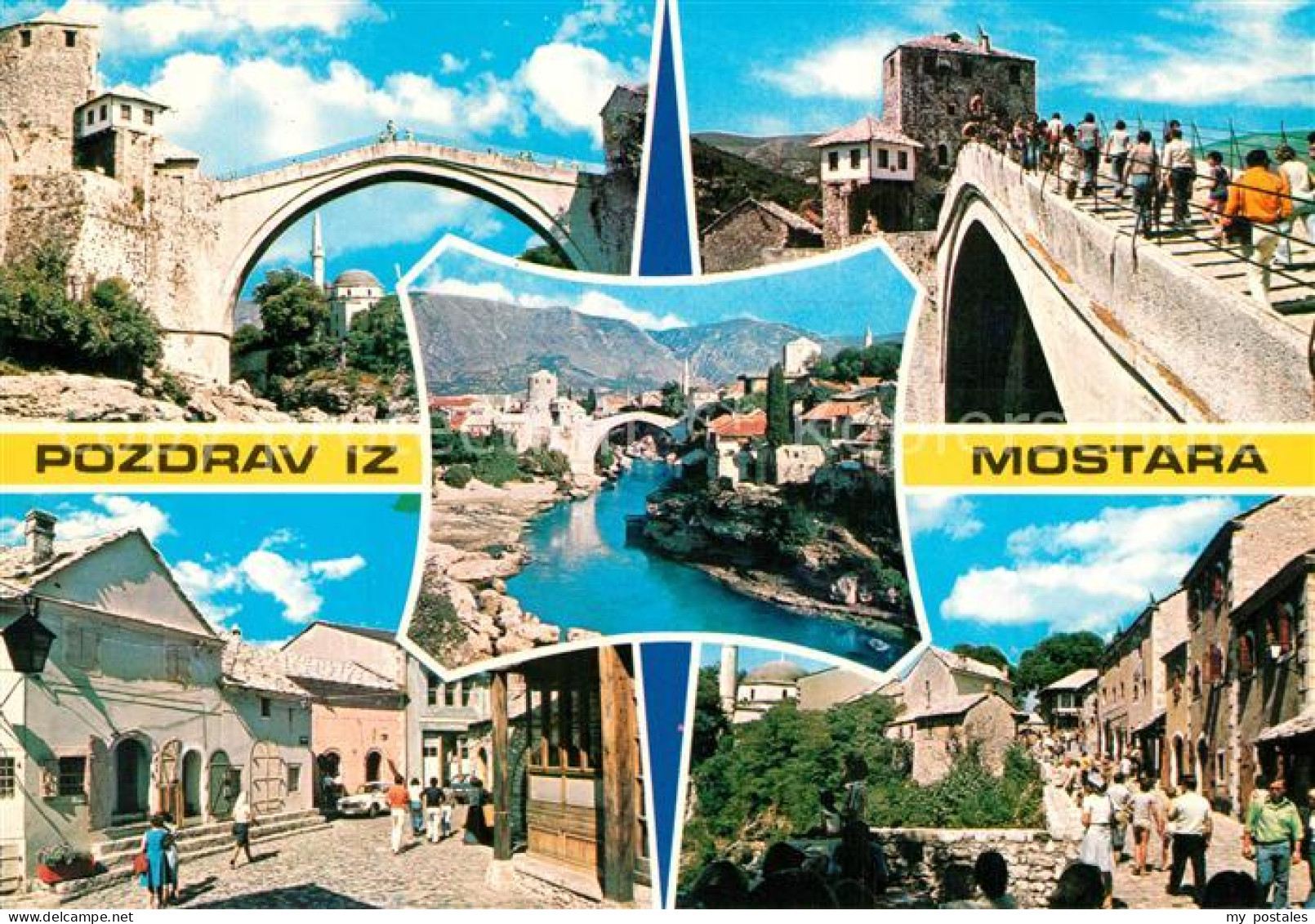 73359543 Mostar Moctap Schloss Bruecke Dorfmotive Mostar Moctap - Bosnien-Herzegowina