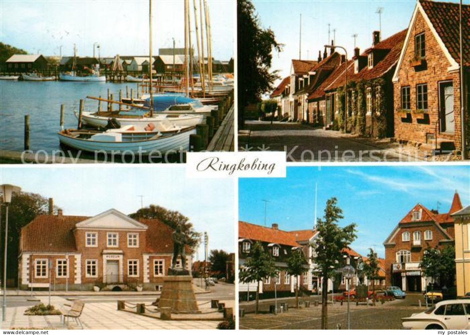 73359408 Ringkobing Havneparti Vestergade Museet Torvet Ringkobing - Danemark