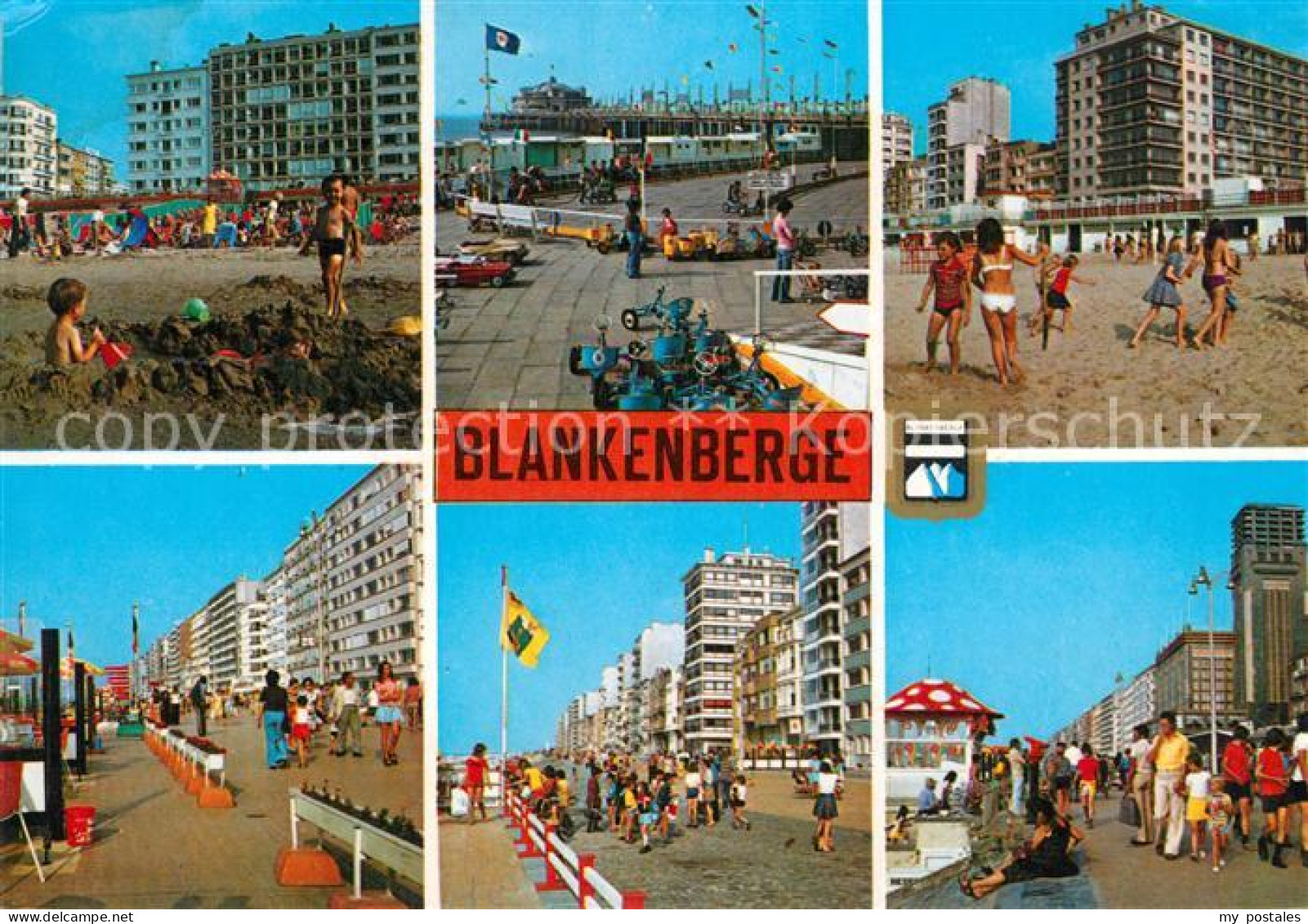 73358784 Blankenberge Strand Promenade Teilansichten Blankenberge - Blankenberge