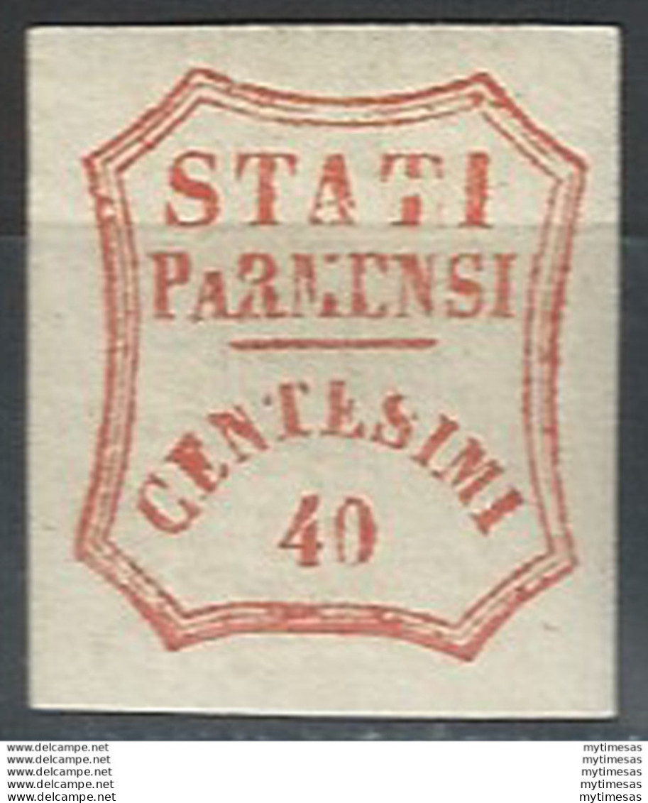 1859 Parma 40c. Vermiglio MNH Sassone N. 17c - Modène