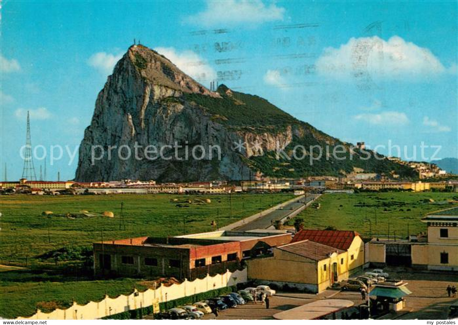 73357672 Gibraltar North View Of The Rock Of Gibraltar Felsen Gibraltar - Gibraltar