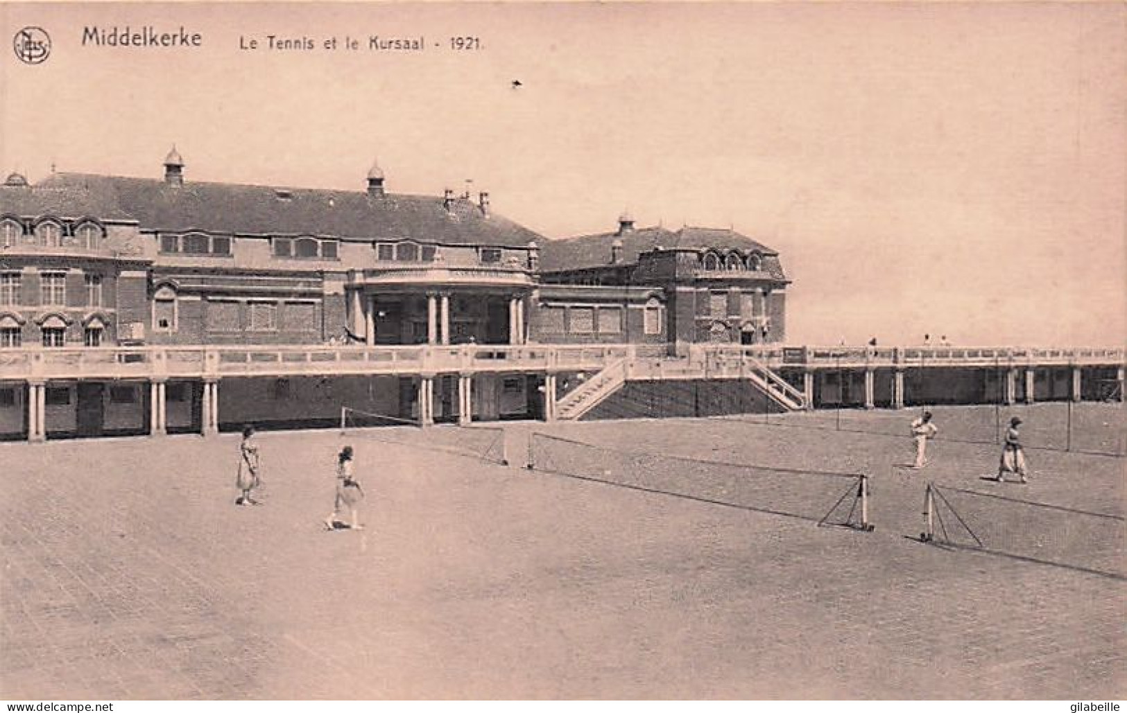 MIDDELKERKE -  Le Tennis Et Le Kursaal 1921 - Middelkerke