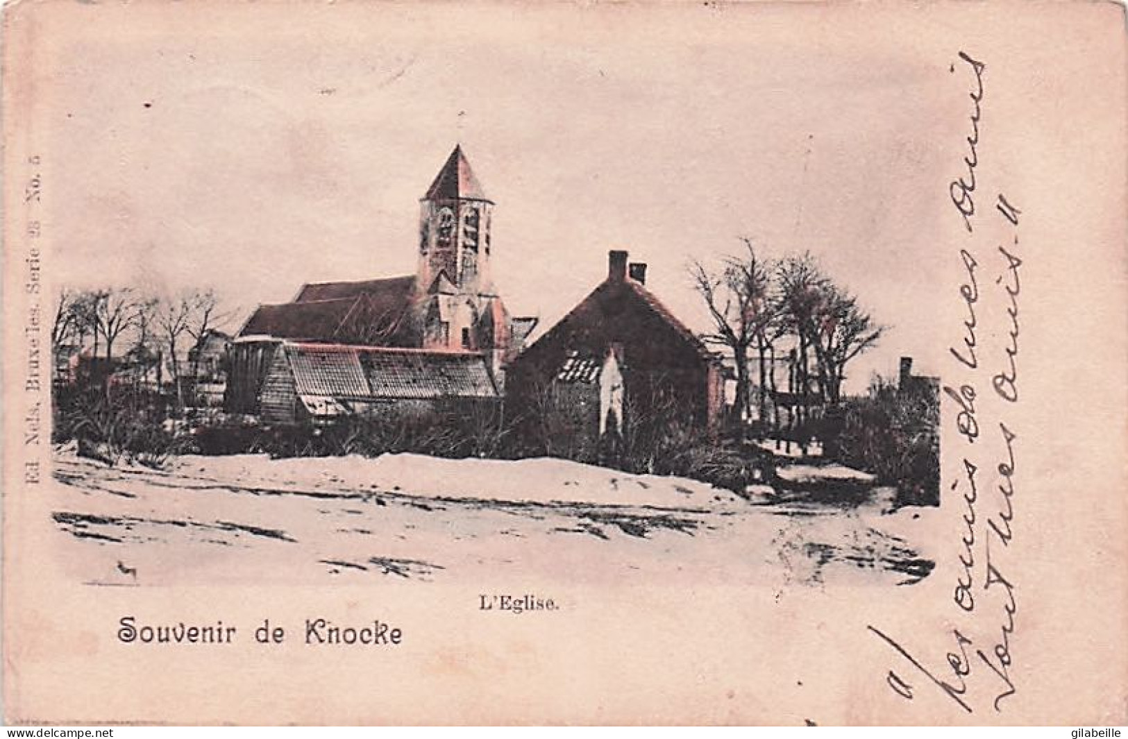 KNOKKE - KNOCKE Le ZOUTE - Souvenir De Knocke - L'église - Knokke