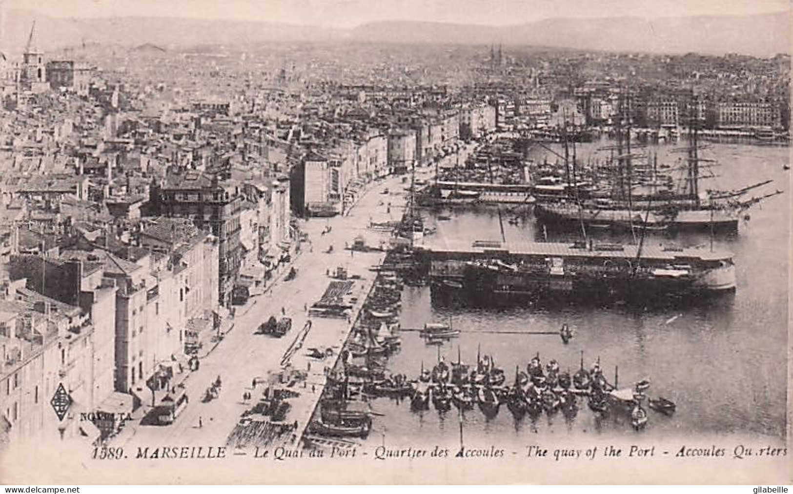 13 - MARSEILLE - Le Quai Du Port - Quartier Des Accoules - Oude Haven (Vieux Port), Saint Victor, De Panier