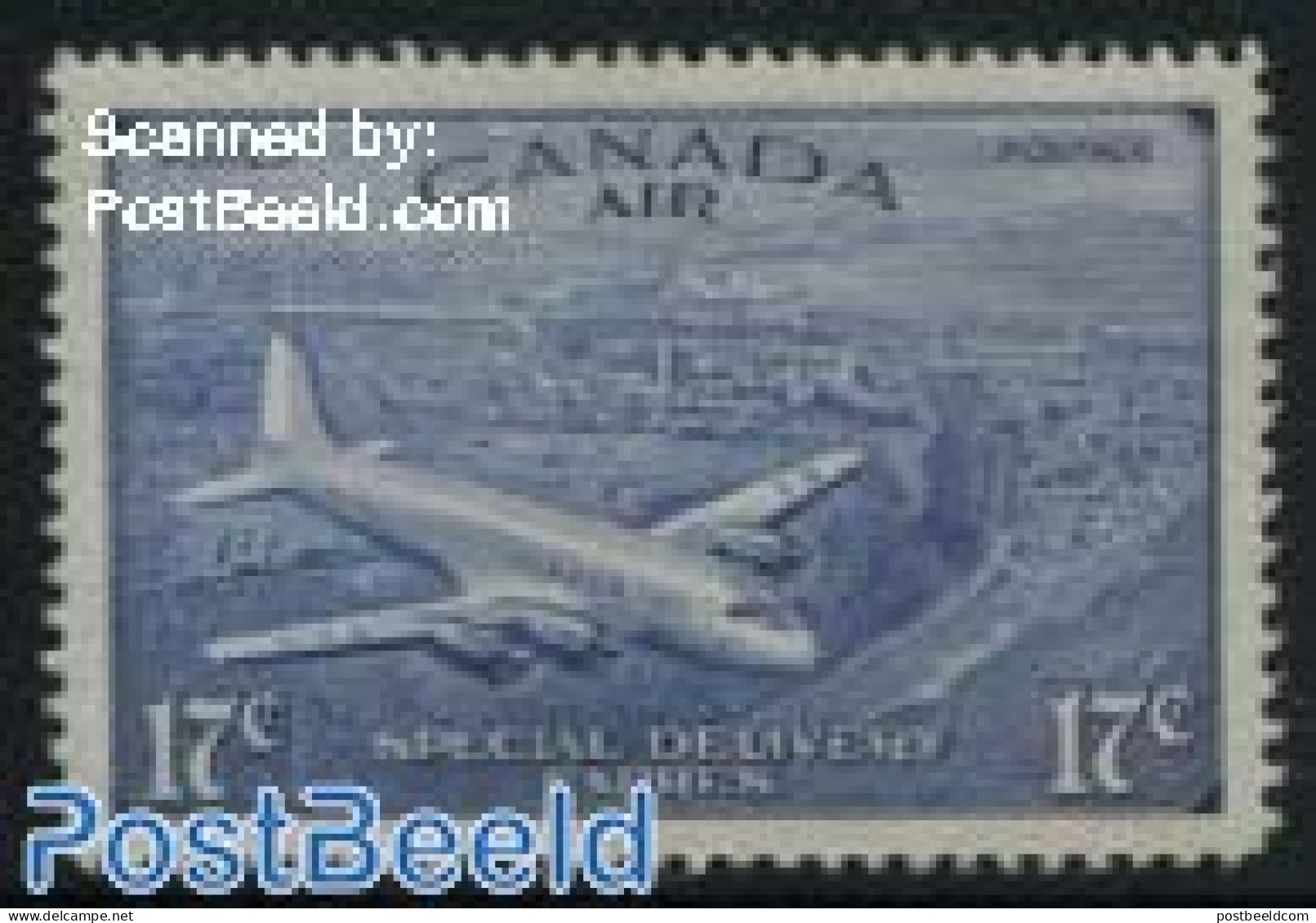 Canada 1946 Airmail 1v With ` Above E 1v, Mint NH, Transport - Aircraft & Aviation - Nuevos