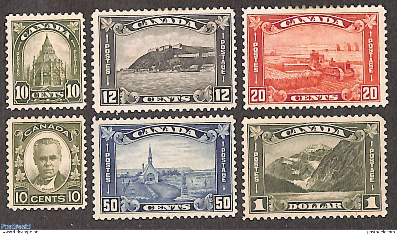 Canada 1930 Definitives 6v, Mint NH - Nuovi