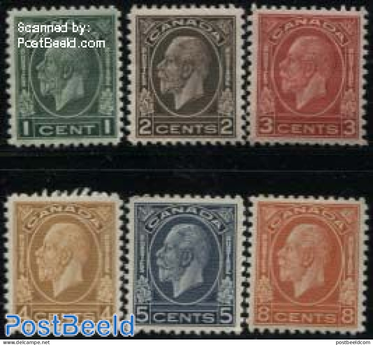 Canada 1932 Definitives 6v, Mint NH - Nuevos