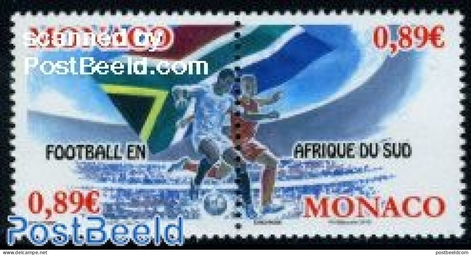 Monaco 2009 World Cup Football Africa 2v [:], Mint NH, Sport - Football - Unused Stamps