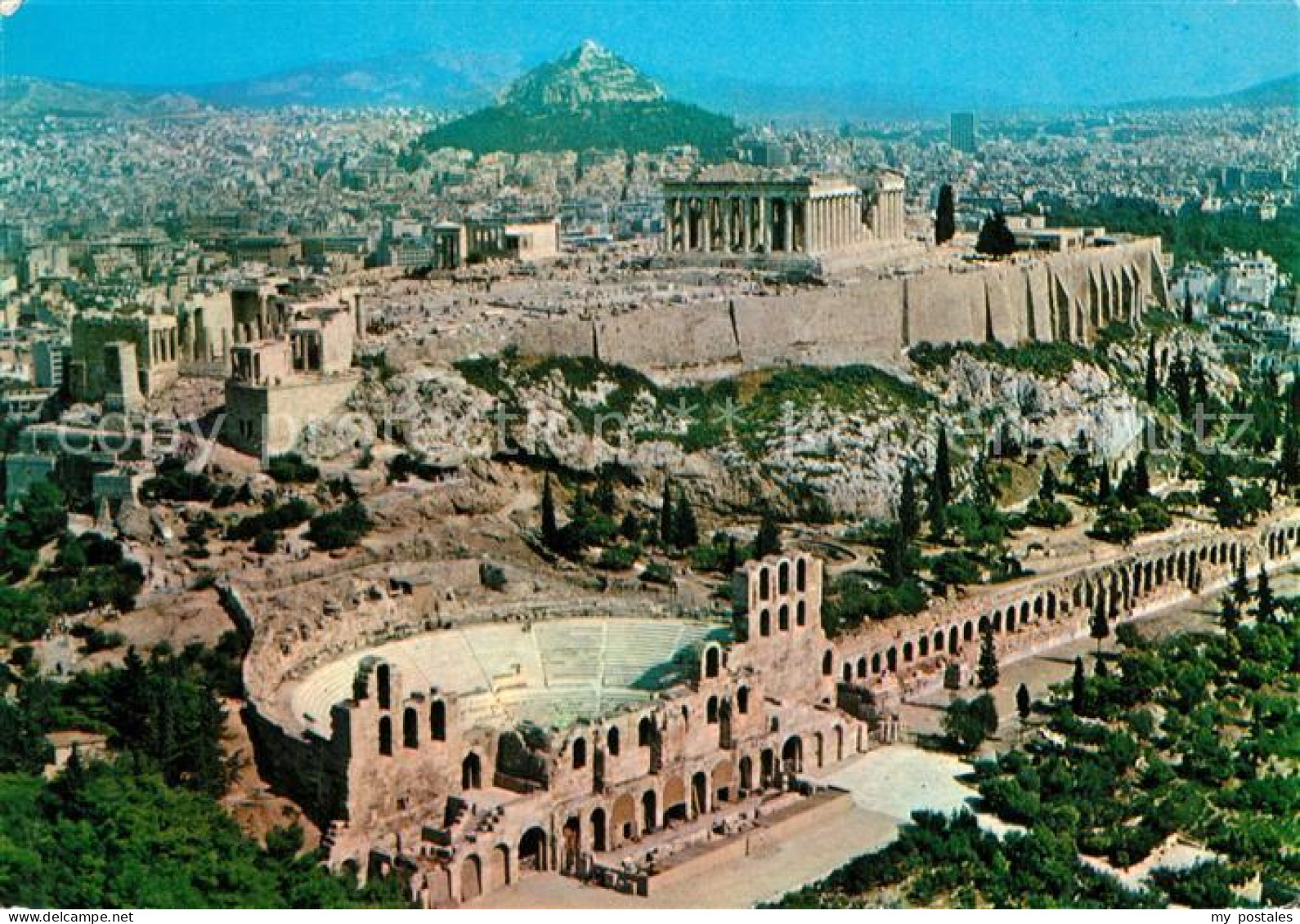 73356774 Athen Griechenland Akropolis Fliegeraufnahme Athen Griechenland - Grecia