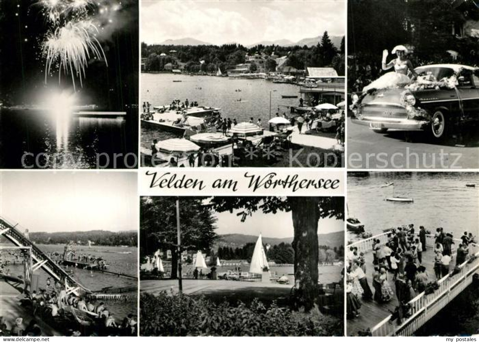 73356609 Velden Woerthersee Feuerwerk Badestrand Hochzeitsveranstaltung Seeprome - Otros & Sin Clasificación